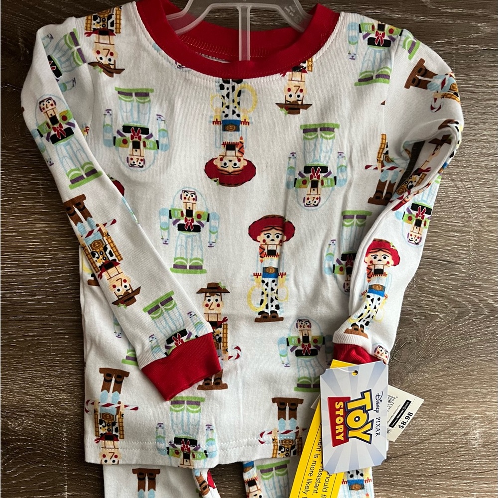Toy Story Kids Christmas Pajamas.  NWT